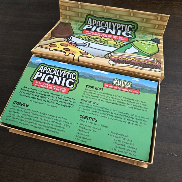 Apocalyptic Picnic Card Game 2018 Winning Moves Games - Picture 5 of 8